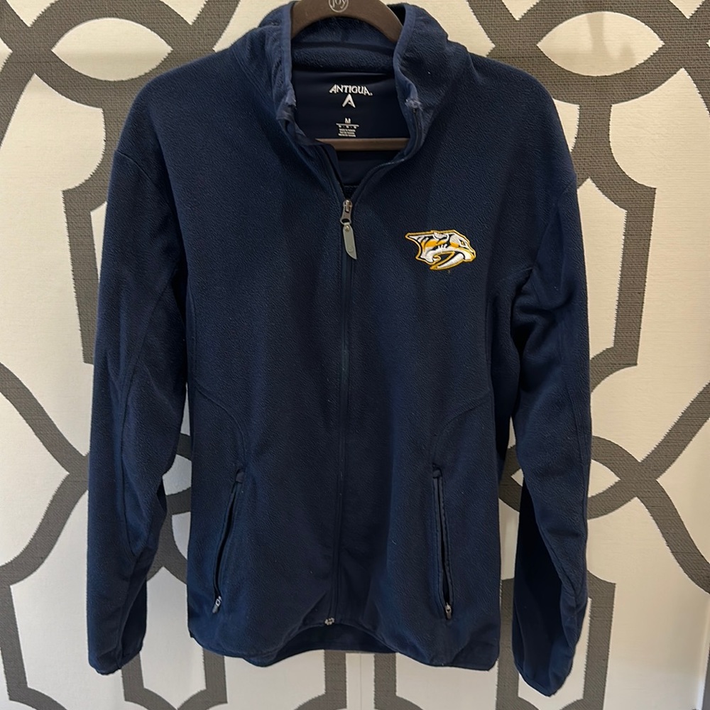 Antigua Nashville Predators fleece full zip jacket